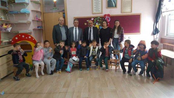 Bugün Gazi Mustafa Kemal İlkokul Ana Sınıfına Misafir Olduk