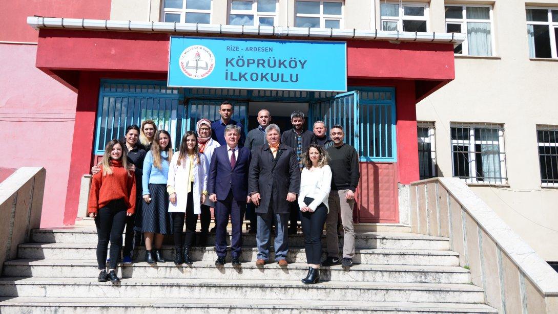  Bakan Yardımcımız Sayın İbrahim ER Köprüköy İlkokulu-Ortaokulumuzu Ziyaret Ettiler.