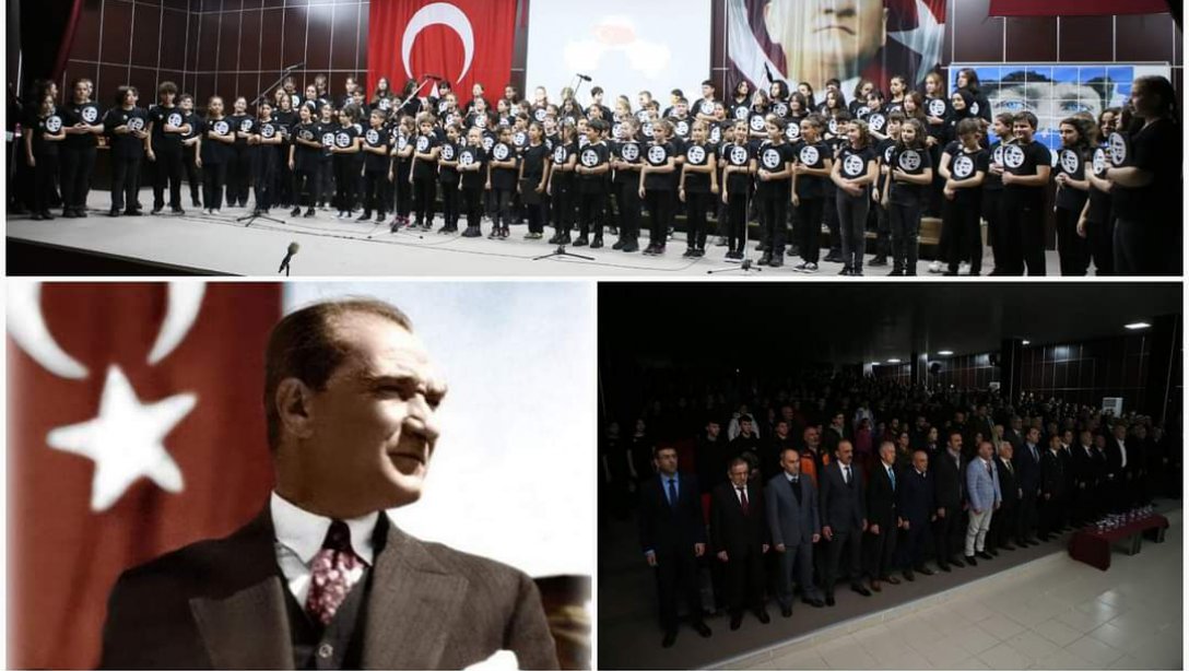 10 Kasım Atatürk'ü Anma Programını  Yoğun Katılımla  Gerçekleştirildi. 